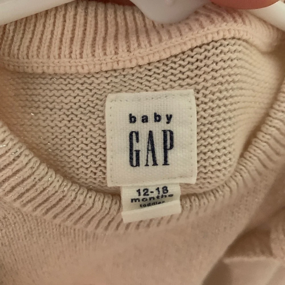 𝅺gap| Long Sleeve Knitted Sweater-Size 12-18 months